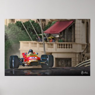 Poster Monaco 1968 de Graham