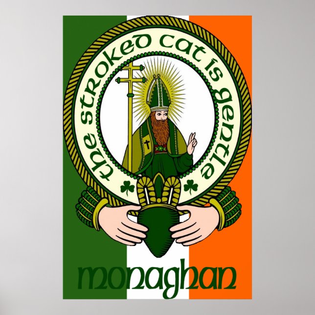 Poster Monaghan Clan Motto Imprimer (Devant)