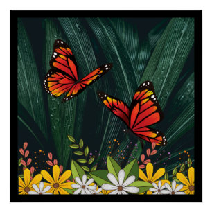 Poster Monarch Butterfly fév 6_21