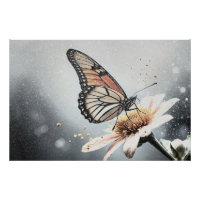 *~* Monarque Papillon Artsy Fleur créative AP52