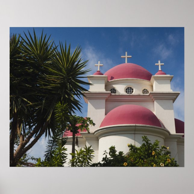 Poster Monastère orthodoxe grec (Devant)
