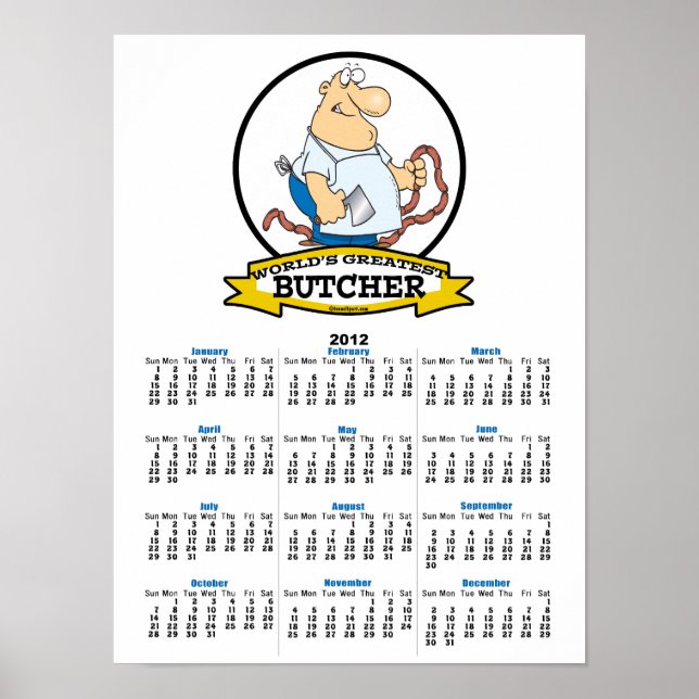 POSTER MONDE LE PLUS GRAND BUTCHER HOMMES CARTOON (Devant)
