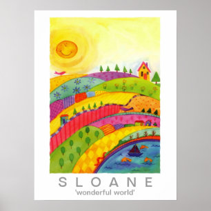 Poster monde merveilleux