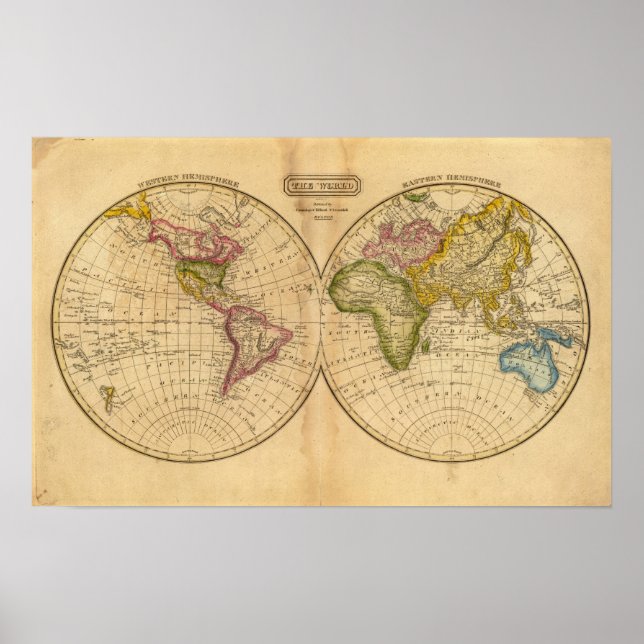 Poster Monde par Worcester (Devant)