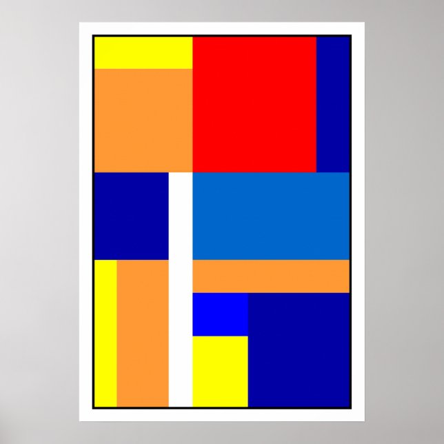 Poster Mondrian #10 (Devant)