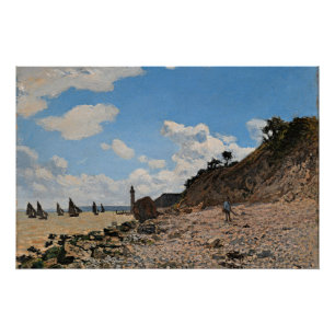 Poster Monet - La plage de Honfleur