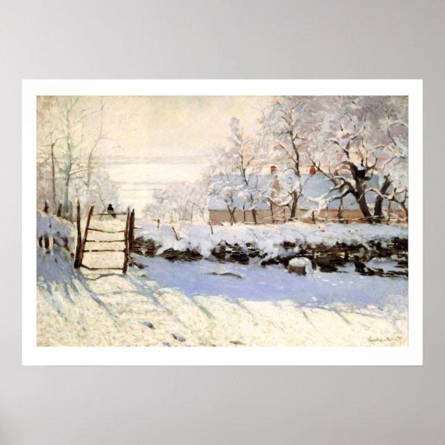 Poster Monet Magpie (Devant)