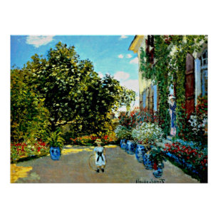 Poster Monet - Maison de l'artiste à Argenteuil