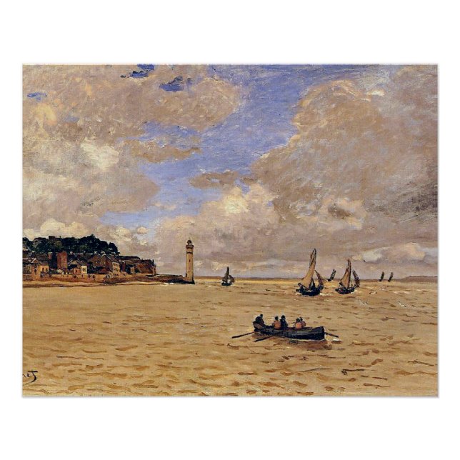 Poster Monet - Phare de l'Hospice (Devant)
