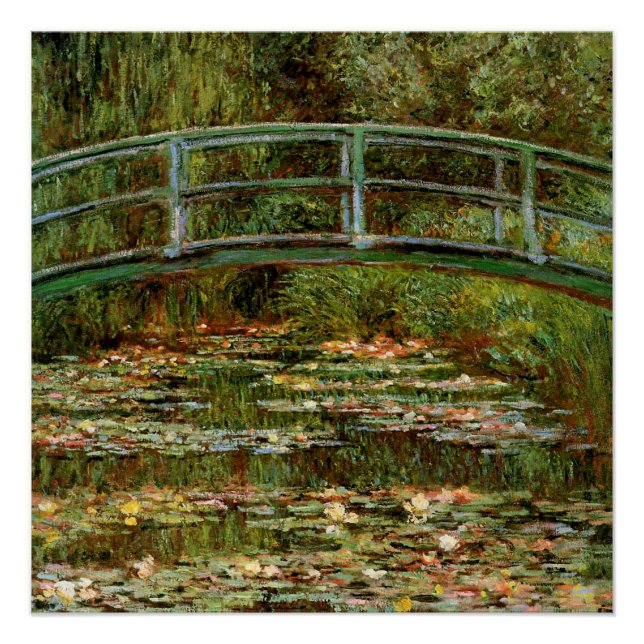 Poster Monet Pont Japonais de Giverny (Devant)