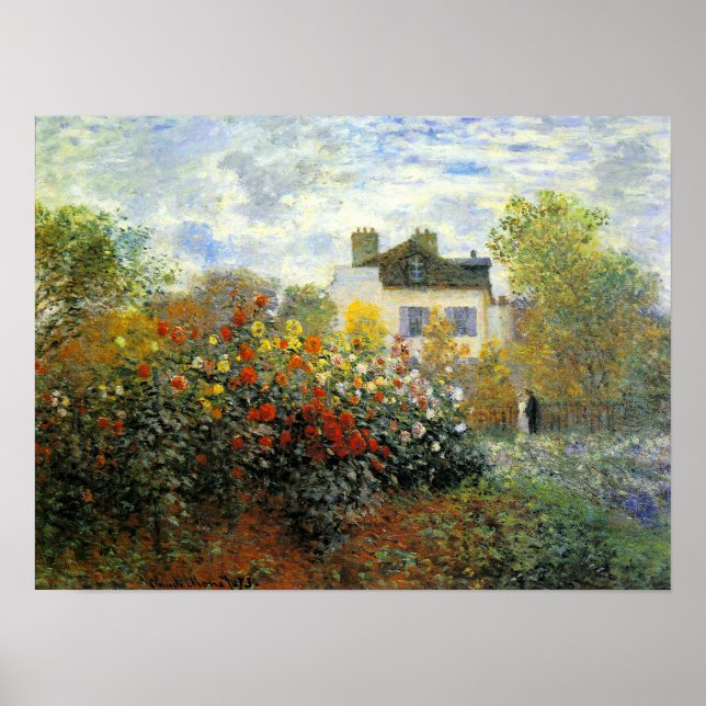Poster Monet Rose Garden (Devant)
