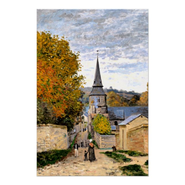 Poster Monet - Rue Saint-Adresse (Devant)