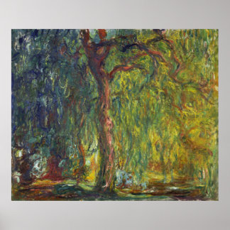 Poster Monet, Weeping Willow