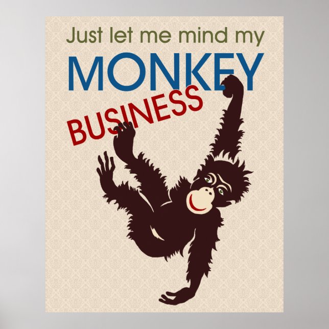 Poster Monkey Business (Devant)