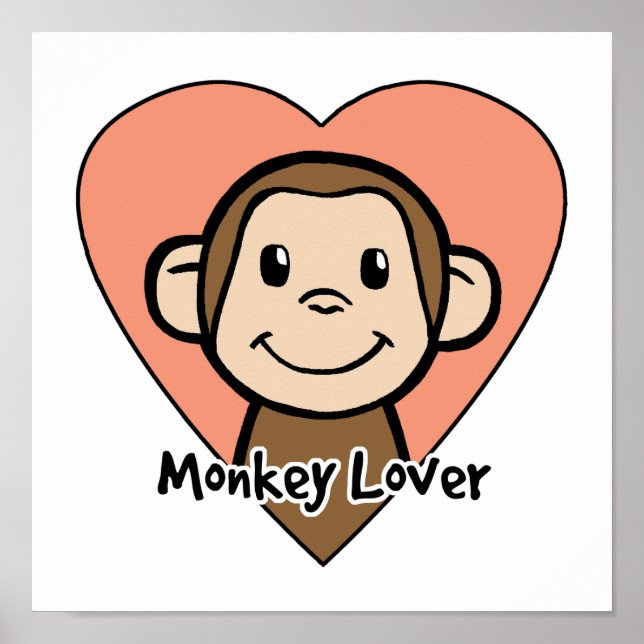 Poster Monkey Lover (Devant)