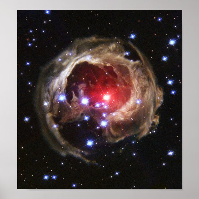 Poster Monocerotis étoile rouge Supergéant V838 (Devant)