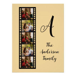 Poster Monogramme familial 