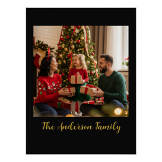 Poster Monogramme familial 