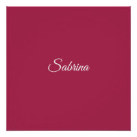 Monogramme minimaliste rose cerise rose