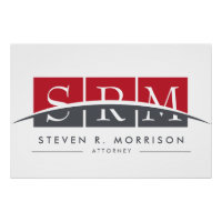 Monogramme professionnel stylisé de l'entreprise r