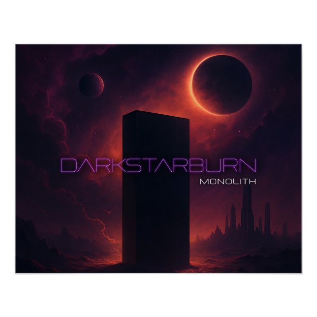 Poster Monolithe DarkStarBurn (Devant)