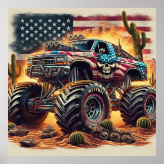 POSTER MONSTER TRUCK