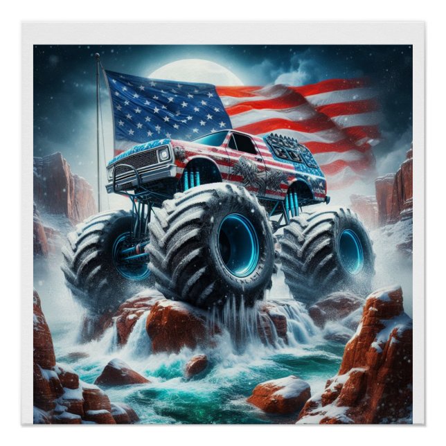 POSTER MONSTER TRUCK (Devant)