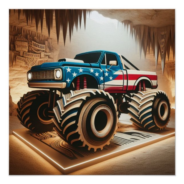 POSTER MONSTER TRUCK (Devant)