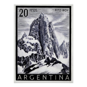 Poster Mont Fitzroy