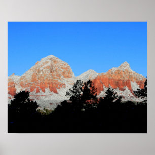 Poster Mont Thunder dans la neige