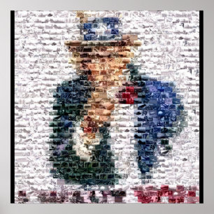 Poster Montage de 2ÈME GUERRE MONDIALE d'Oncle Sam