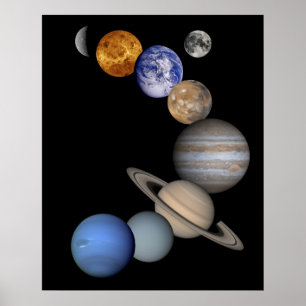 Poster Montage d'un système solaire