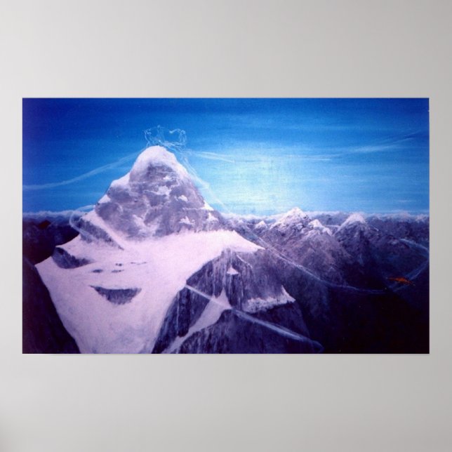 Poster montagne (Devant)