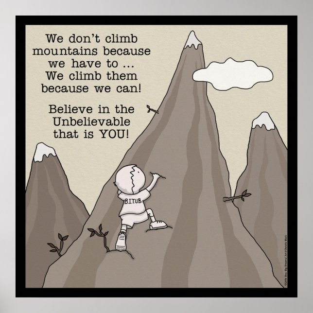 Poster Montagne Climat (Devant)