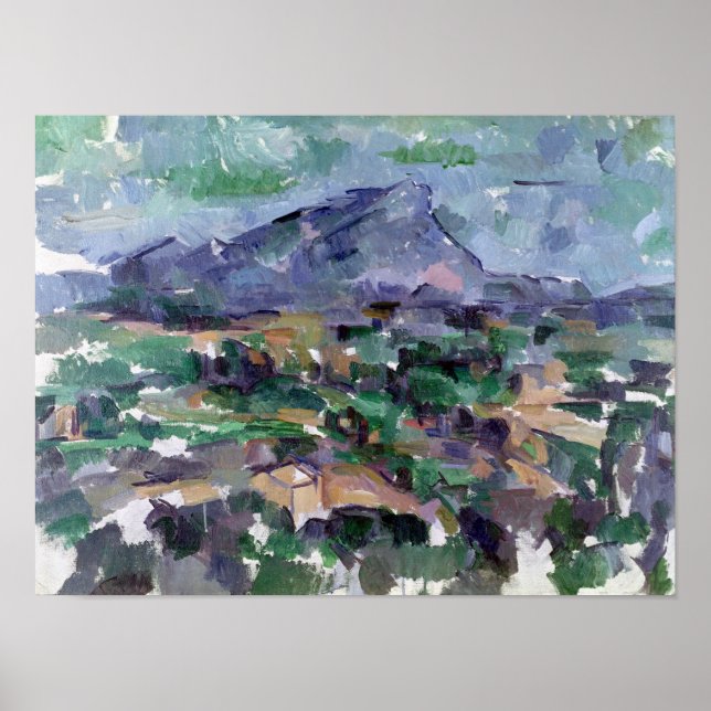 Poster Montagne Sainte-Victoire, 1904-06 (Devant)