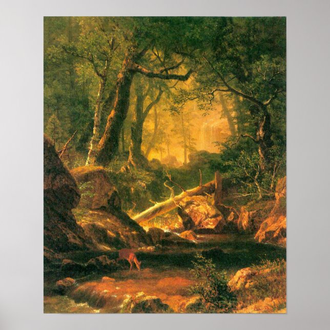 Poster Montagnes Bierstadt-White, New Hampshire 2 (Devant)