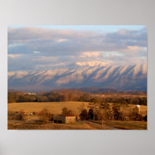 Poster Montagnes de Smokey, Tennessee