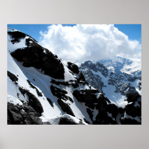 Poster Montagnes enneigées dans les alpes suisses