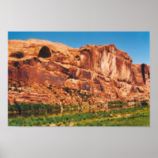 Poster Montagnes rocheuses rouges dans l'Utah