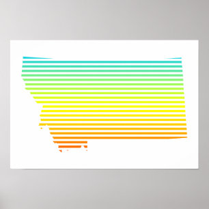 Poster montana chill fade