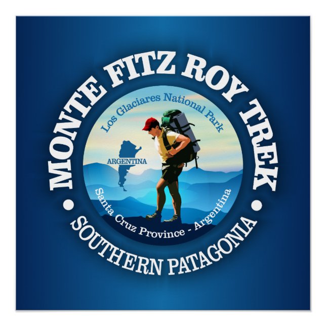 Poster Monte Fitz Roy Trek (C) (Devant)