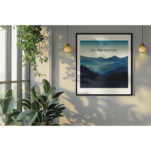 Poster Montebello VA Montagnes Blue Ridge Personnalisé  (Créateur téléchargé)