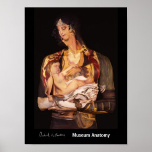 Poster Monténégro Femme avec enfant, après Jaroslav Cerma