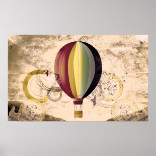 Poster Montgolfière