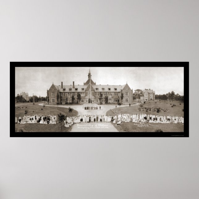 Poster Montgomery, AL, photo 1918 des femmes (Devant)