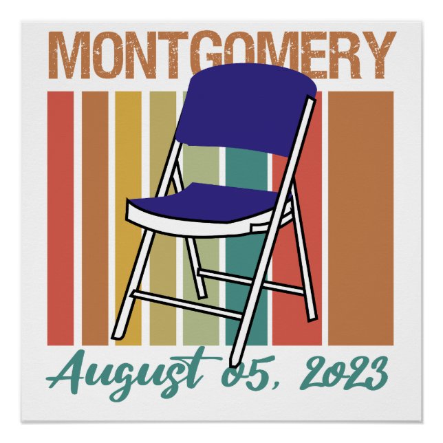 Poster Montgomery Brawl Folding Chair 5 août 2023 (Devant)