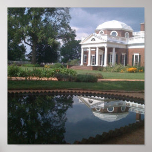 Poster Monticello de Thomas Jefferson