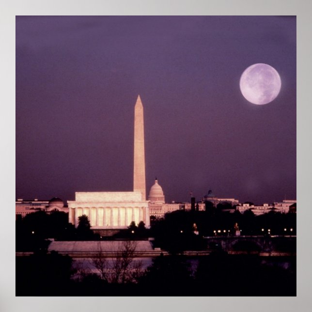 Poster Monument au Capitole et Jefferson (Devant)