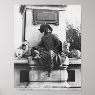 Poster Monument aux doumas Pere d'Alexandre, d'Artagnan