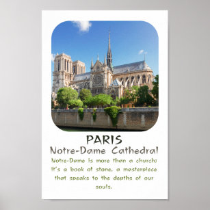 Poster monument : Cathédrale Notre Dame de Paris